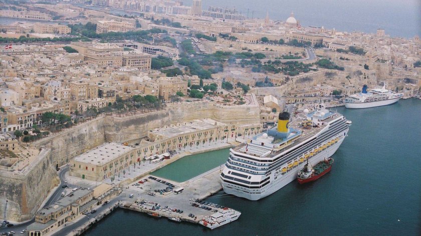 Valleta Cruise Ship Terminal, port overview